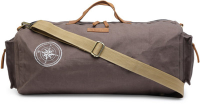 

The House of Tara (Expandable) Special Waxed Canvas Gym Travel Duffel Bag(Grey)