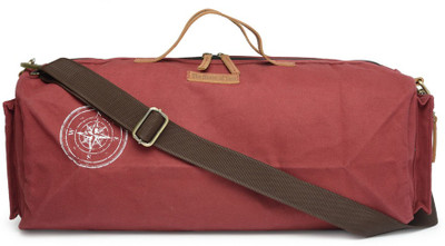 

The House of Tara (Expandable) Special Waxed Canvas Gym Travel Duffel Bag(Maroon)