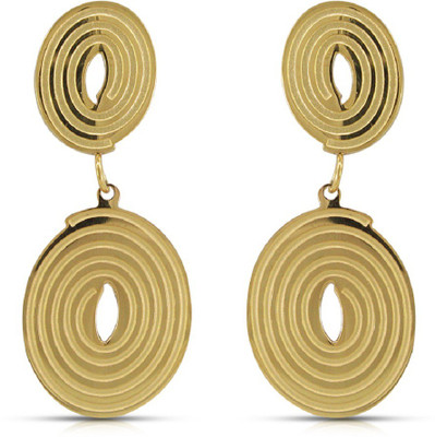 59% OFF on Fabfashion Jalebi Design Earring Alloy Drops Danglers