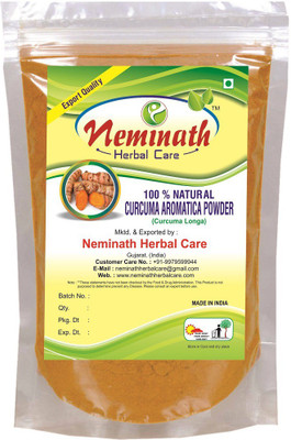 

Neminath Herbal Care 100% Natural Turmeric Rhizome (CURCUMA AROMATICA) Powder for YOUNGER LOOKING SKIN NATURALLY(227 g)