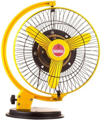 

Seema StormyFan-Yellow 3 Blade Table Fan(Yellow, Pack of 1)