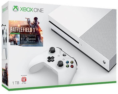 

Microsoft XBox one S 1TB GB with Battlefield 1(White)