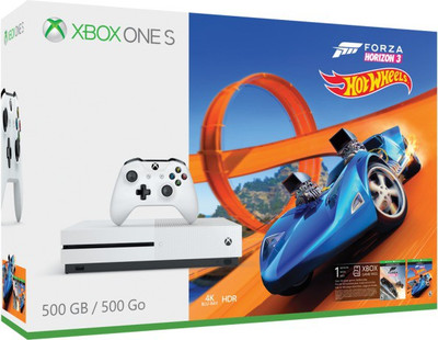 

Microsoft Xbox One S 500GB GB with Forza Horizon 3, Forza Horizon 3 Hot Wheels(White)