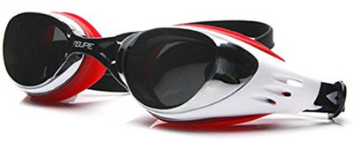 Jern Anti Fog UV Protection Swimming Goggles Swimming Goggles(Red, Blue, Silver)
