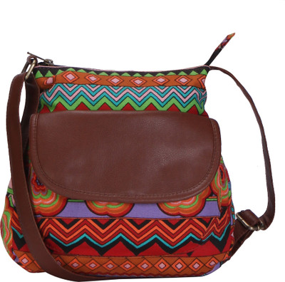 

Lychee Bags Women Casual Multicolor PU Sling Bag