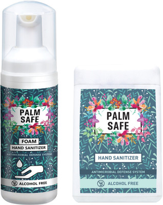

Palm Safe Alcohol-free Hand Sanitizer(80 ml, Pump Dispenser, Pack of 2)