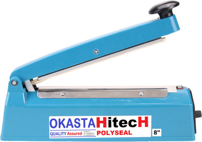 

OKASTA 8 Inch 200MM High Quality Hand Sealing Machine For Plastic Packaging Super Fast/Seal Hand Held Heat Sealer(200 mm)