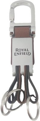 

Vaishnowhand High Quality Stylish Royal Enfield keychain with 3 Straps and 1 hook Key Chain