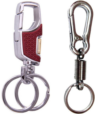 

SALEBOX Spring Hook Lockign Key Chain Pack of Two Key Chain