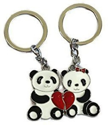 

Shubheksha Panda Shape with Magnetic Attraction Key Chain