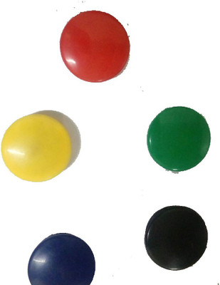 

Abaj Translucent 20 mm Magnet Buttons-(Multicolor)