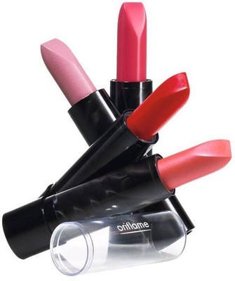 Oriflame Sweden Oriflame Swedon Pure Color Lipstick(2.5 g, Sheer Rose, Soft Coral, Blush Pink, Bright Red) available at flipkart for Rs.780