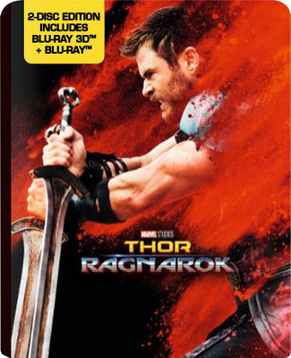 

THOR: RAGNAROK STEELBOOK - 3D BD + BD(3D Blu-ray English)