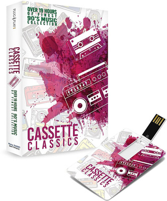 

Music Card : CASSETTE CLASSICS - HINDI - USB (320 kbps MP3 Audio) Pendrive Standard Edition(Hindi - Various)