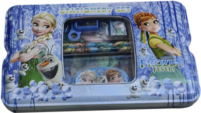 

13-HI-13 Cartoon Character Art Metal Pencil Box(Set of 1, Multicolor)