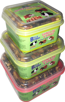 

ROYAL PET Bella Bunny Guinea Pig & Rabbit (200g |400g | 800g | Pack of 3 Set) Premium Food | Every Bite Have Nutrition | Vitamin C Added | Extra Vitamin E Added | 1400 g Dry Guinea Pig Food(Pack of 3)