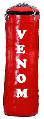 

Venom 8.0 Feet Long, SRF - STANDARD Material, Red Color, Unfilled with Hanging Chain Hanging Bag(8.0, 96 kg)
