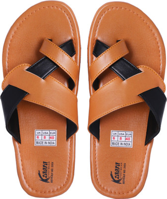 Kzaara Men Tan Sandals