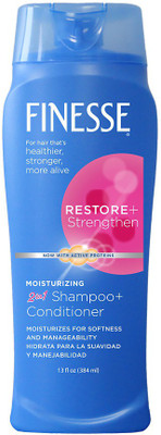

Finesse Restore+Strengthen Moisturizing 2 in 1 Shampoo+Conditioner(384 ml)