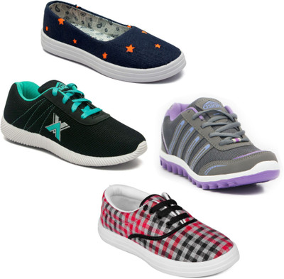 

Asian Women Casual & Running Shoes Combo Pack of 4 Walking Shoes For Women(Multicolor