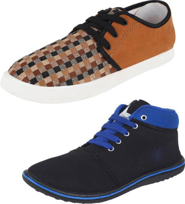 

SHOEFLY COMBO(S)-693+698 Sneakers For Men(Multicolor