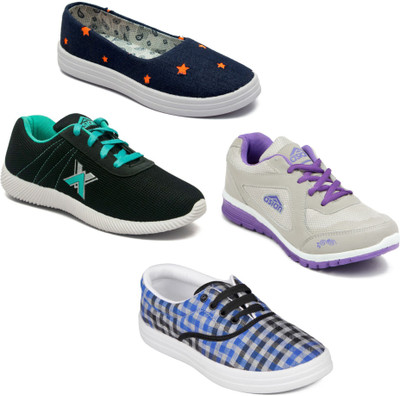 

Asian Women Casual & Running Shoes Combo Pack of 4 Casuals For Women(Multicolor