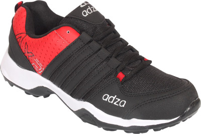 

Adza Casual Sports Running Shoes For Men(Black, Red