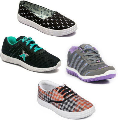

Asian Women Casual & Running Shoes Combo Pack of 4 Walking Shoes For Women(Multicolor