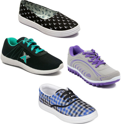 

Asian Women Casual & Running Shoes Combo Pack of 4 Walking Shoes For Women(Multicolor