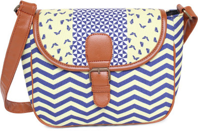 

Kanvas Katha Women Casual Multicolor Canvas Sling Bag