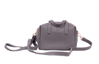 

sps Girls Casual Grey Rexine Sling Bag