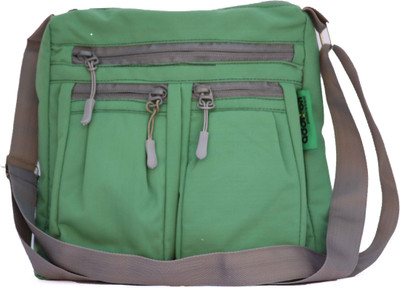 

Addixon Boys & Girls Sports Green Cotton Sling Bag