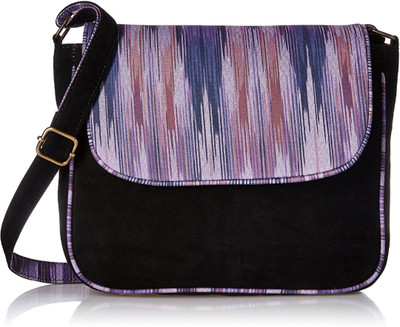 

Kanvas Katha Women Casual Multicolor Velvet Sling Bag