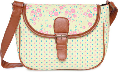 

Kanvas Katha Women Casual Multicolor Canvas Sling Bag