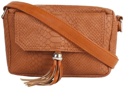 

Ayeshu Women Casual Brown PU Sling Bag
