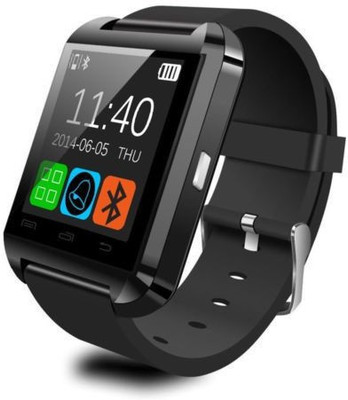 

digi U8 Smartwatch(Black Strap REGULAR)