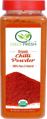 

Geo-Fresh Organic Chilli Powder 400g - USDA Certified(400 g)