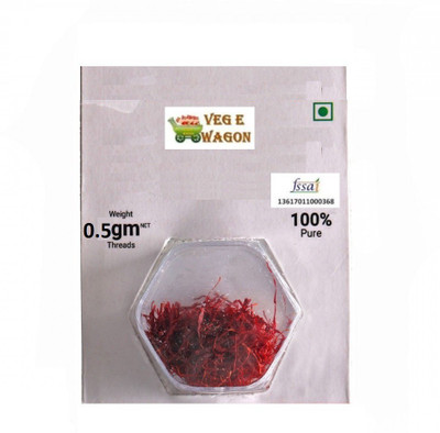 

Veg E Wagon Kashmiri Saffron Pure Kesar 0.5 Gm(0.5 g)