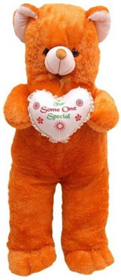

Samayra Toys Brown Teddy Bear with some special heart 4 Feet - 122 cm(Brown)