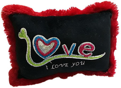 

Tako bell Gift Soft Pillow with I LOVE YOU Black - 20 cm(Black)