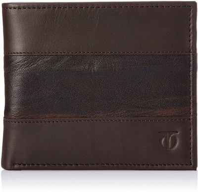 

Titan Men Casual Brown Genuine Leather Wallet(3 Card Slots), Dark brown