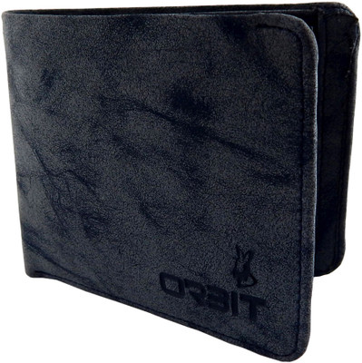 

Orbit Men Blue Genuine Leather, Fabric Wallet(4 Card Slots)
