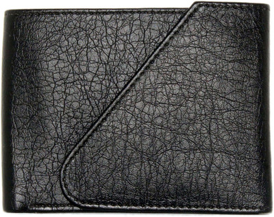 

Wildmount Men Black Artificial Leather Wallet(5 Card Slots)