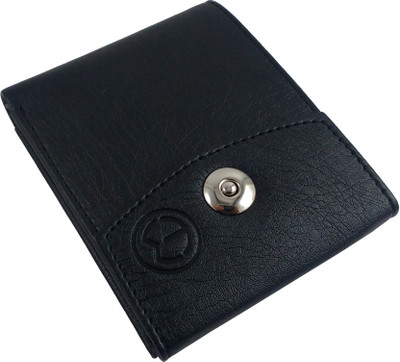 

ShabCreation Men Black Artificial Leather Wallet(6 Card Slots)