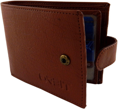 

Orbit Men Tan Genuine Leather, Fabric Wallet(5 Card Slots), Rust