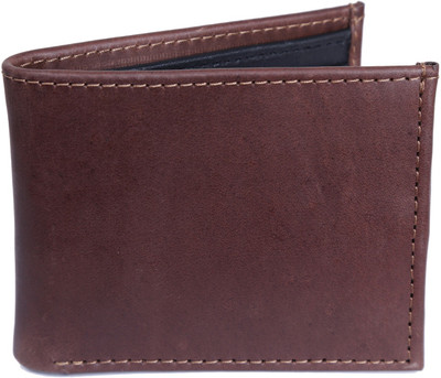 

encrafter Boys Brown Genuine Leather Wallet(8 Card Slots)
