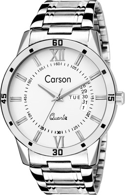 

Carson CR9007 Day-n-Date Congruence Watch - For Men