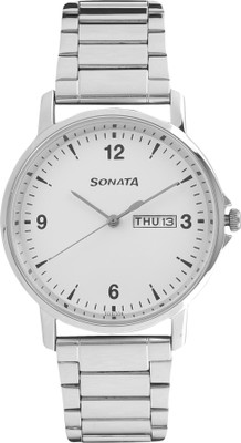

Sonata 77083SM01 Gents Essentials Watch - For Men