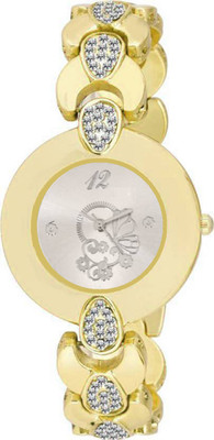 

Rage Enterprise New Fancy Braslete Type Daimond Belt Designer Dial Women Watch - For Girls