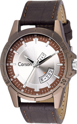 

Carson CR9010 Day-n-Date Congruence Watch - For Men